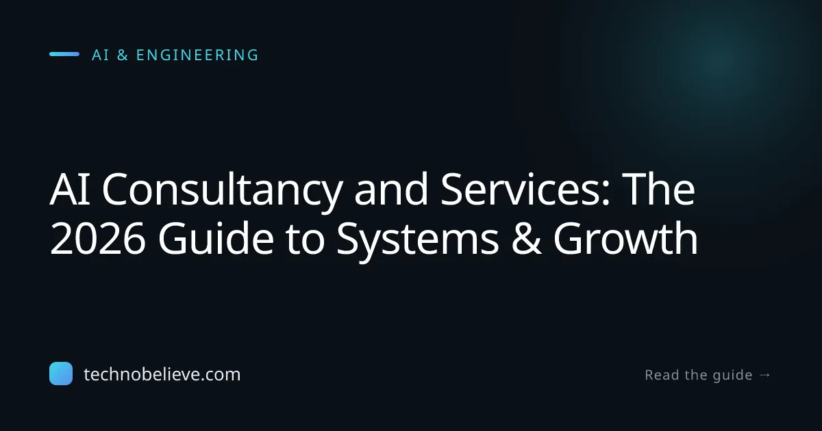 Featured image for AI Consultancy and Services: The 2026 Guide to Systems & Growth