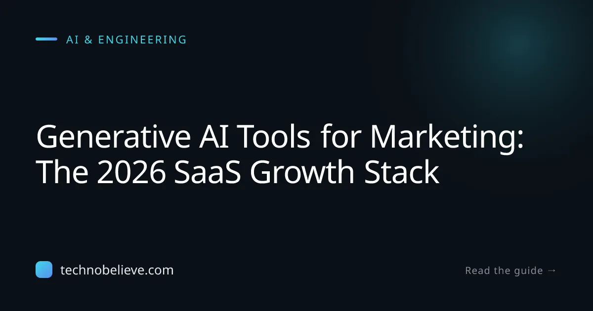 Featured image for Generative AI Tools for Marketing: The 2026 SaaS Growth Stack