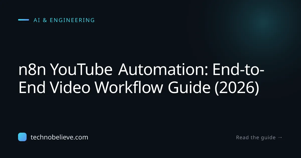 Featured image for n8n YouTube Automation: End-to-End Video Workflow Guide (2026)