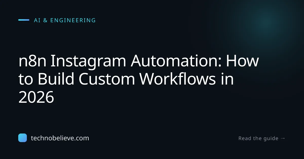 Featured image for n8n Instagram Automation: How to Build Custom Workflows in 2026